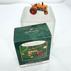 Hallmark Keepsake Ornament Antique Tractors Miniature Die-Cast Metal 2001